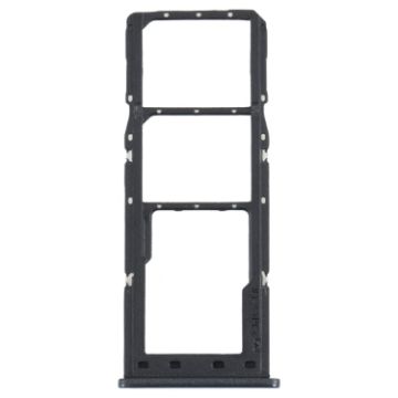 Samsung Galaxy M12 SM-M127 SIM Card Tray + Micro SD Card Tray (Black) - 1