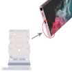 Samsung Galaxy S22 Ultra 5G SM-S908B SIM Card Tray + SIM Card Tray (White) - 4