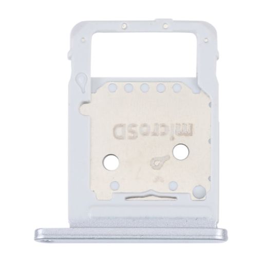 Samsung Galaxy Tab S7 FE SM-T736 SIM Card Tray + Micro SD Card Tray Silver - 1