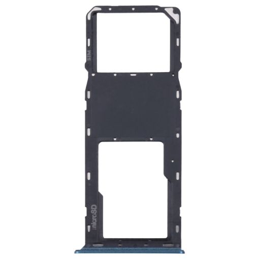 Samsung Galaxy A03s SM-A037U Blue SIM Card Tray + Micro SD Card Tray - 1