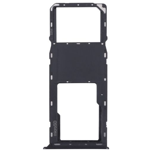 Samsung Galaxy A03s SM-A037U SIM Card Tray + Micro SD Tray - Black - 1