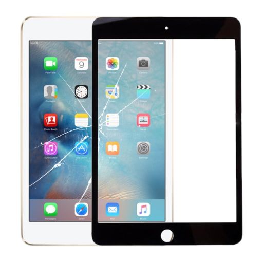 Front Screen Outer Glass Lens for iPad Mini 4 A1538 A1550 - Black - 1