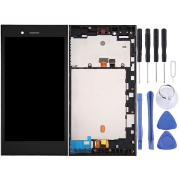 LCD Screen for BlackBerry Z3 Digitizer Full Assembly with Frame - 1