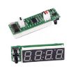 Car LED Clock Thermometer Voltmeter - High Precision (Red) - 4