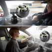 Pocket Ball Compass for Outdoor Hiking Car - Black - 4