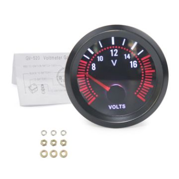 52mm 12V Universal Car Voltmeter - Modified Design - 1