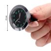 Car Clock Night Light Electronic Clock Car Decoration Quartz Silver Border - 3