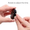 Car Clock Night Light Electronic Clock Car Decoration Quartz Silver Border - 4