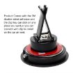 Car Clock Night Light Electronic Clock Car Decoration Quartz Silver Border - 5