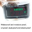Waterproof DC Digital Voltmeter Battery Percentage Display - Black - 5