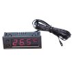 5V/12V WIFI Digital Clock Module, Red - Automatic Time Sync - 1
