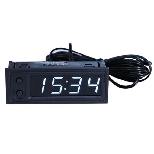5V/12V WIFI Digital Clock Module, White - 1