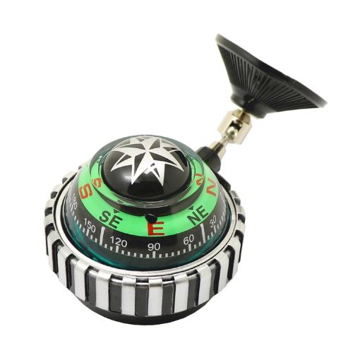 LC530 Car Compass Ball Compass Car Decoration With Suction Cup - 1