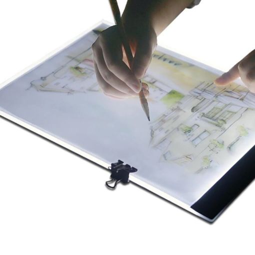Ultra-thin A4 Size USB LED Tracing Light Box for Artists - Brightness Control - 1