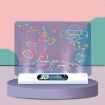3D Fluorescent Drawing Board Space Version - Children's Magic Luminous Graffiti Puzzle - 4