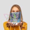 3D Fluorescent Drawing Board Space Version - Children's Magic Luminous Graffiti Puzzle - 6