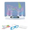 3D Fluorescent Drawing Board Dinosaur Version - Children's Graffiti Puzzle - 1