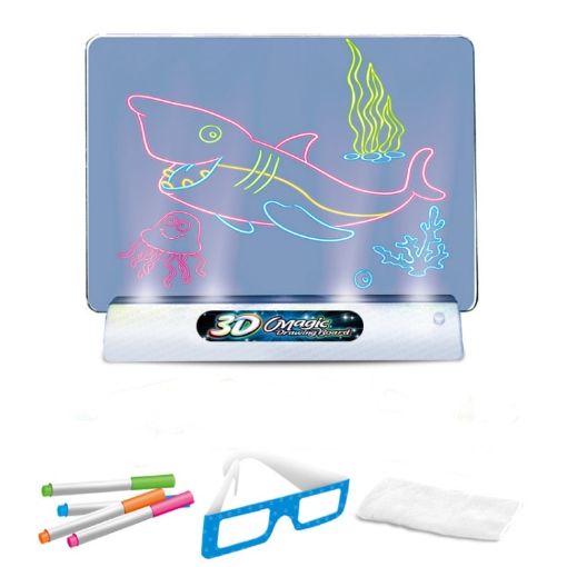 3D Fluorescent Drawing Board Dinosaur Version - Children's Graffiti Puzzle - 1