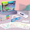 3D Fluorescent Drawing Board Dinosaur Version - Children's Graffiti Puzzle - 2