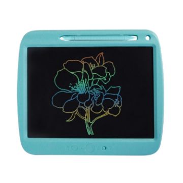 Picture of Children LCD Painting Board Electronic Highlight Written Panel Smart Charging Tablet, Style: 9 inch Colorful Lines (Blue)