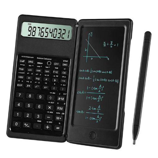 6 inch LCD Writing Board Calculator - Portable & Foldable - 1
