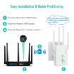 U10 1200Mbps WiFi Extender Signal Booster Dual Band 5G Repeater - 3