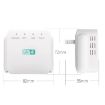 2.4G 300M WiFi Amplifier Long Range Repeater UK Plug Black - 3