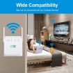 2.4G 300M WiFi Amplifier Long Range Repeater UK Plug Black - 7