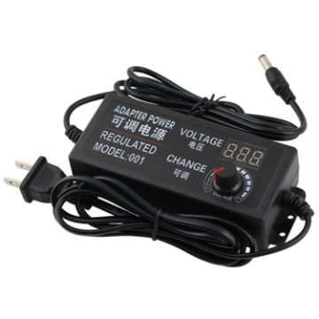 AC to DC Adjustable Voltage Power Adapter Universal Power Supply Display Screen Power Switching Charger US - 1