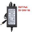 Adjustable Voltage Power Adapter 1A AC/DC Universal Supply EU Plug - 5