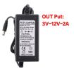 Adjustable Voltage Power Adapter 1A AC/DC Universal Supply EU Plug - 7
