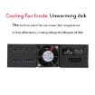 OImaster MR-6401 Four-Bay Chassis Optical Drive Hard Disk Box - 8