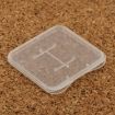 100 PCS Transparent Plastic Storage Card Box for Micro SD (TF) Card - 3