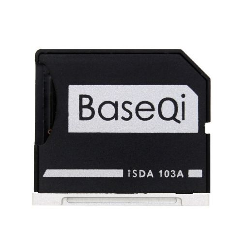 BASEQI Hidden Aluminum Alloy SD Card Case for MacBook Air 13.3 inch - 1