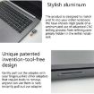 BASEQI Hidden Aluminum Alloy SD Card Case for Xiaomi Pro 15.6 inch MX250 Laptop - 6