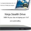 BASEQI Hidden Aluminum Alloy SD Card Case for Xiaomi Pro 15.6 inch MX150 Laptop - 5