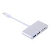 5 in 1 Micro SD + SD + USB 3.0 + USB 2.0 + Micro USB Port to USB-C OTG Adapter - 4