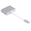 VGA & HDMI to USB-C Hub Adapter - Grey - 4