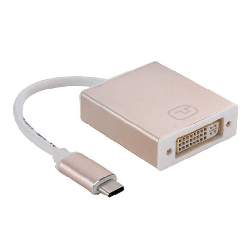 10cm USB-C/Type-C 3.1 to DVI Adapter Cable - For MacBook 12 inch - 1