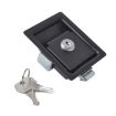 Black Paddle Entry Door Latch & Keys Tool Box for Trailer/Yacht/Truck - 1
