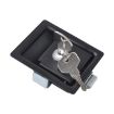 Black Paddle Entry Door Latch & Keys Tool Box for Trailer/Yacht/Truck - 2