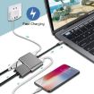 USB C to HDMI VGA 4K Adapter Hub with USB 3.0 - Gray - 9