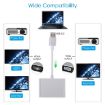 2 in 1 USB 3.0 to HDMI + VGA Adapter - Silver - 8