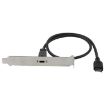 Panel Bracket Header USB-C Female to USB 3.1 Type-E Extension Cable - 2