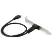 Panel Bracket Header USB-C Female to USB 3.1 Type-E Extension Cable - 3