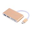 5 in 1 Micro SD + SD + USB 3.0 + USB 2.0 + Micro USB Port to USB-C/Type-C OTG Adapter - 3