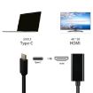 DNX-1 Mini USB-C to HDMI HD 4K Cable - Black - 4