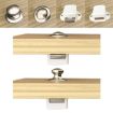 Brown Press Type Drawer Cabinet Catch Latch Release - RV/Yacht/Furniture - 8