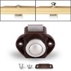 Nickel Press Type Drawer Cabinet Catch Latch - RV/Yacht/Furniture - 1