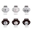Nickel Press Type Drawer Cabinet Catch Latch - RV/Yacht/Furniture - 7